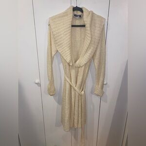 Vintage Vicky Tiel Wool Blend Cardigan midi size Large